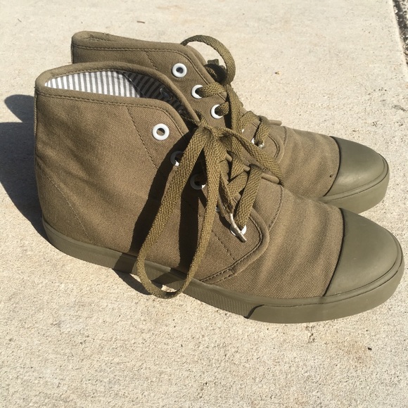 *SOLD* Bangs High Tops Pine/Green - Picture 2 of 4